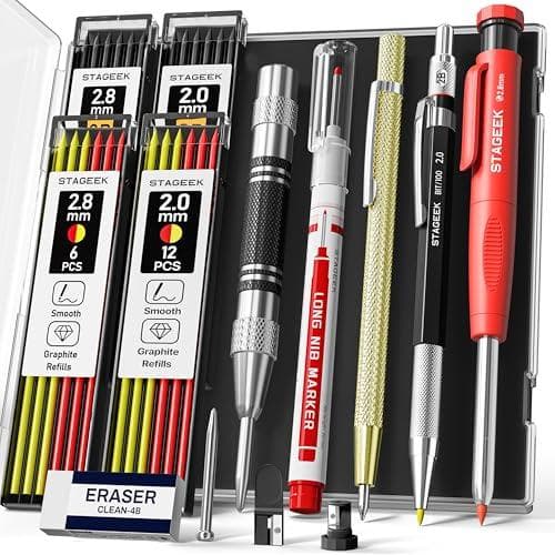 Unleash Your Inner Craftsman with STAGEEK Carpenter Pencil Set