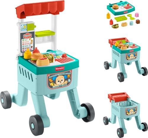 Fisher-Price Snack Cart: 4-in-1 Baby Walker & Learning Toy at 45% Off