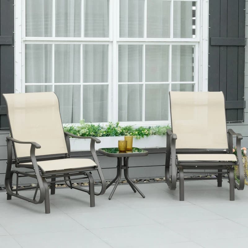 3-Piece Outdoor Gliders Set - 48% Off