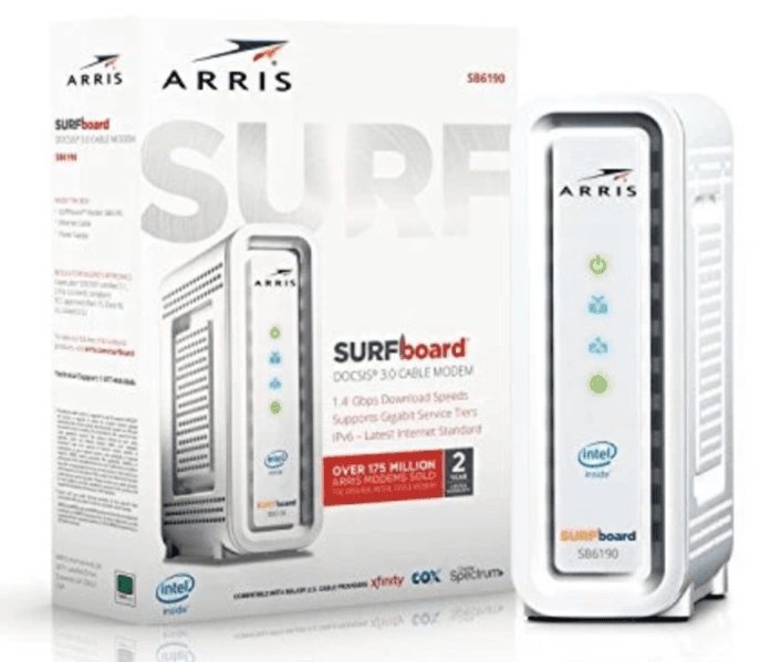 ARRIS SURFboard SB6190 DOCSIS 3.0 Cable Modem (Open Box)