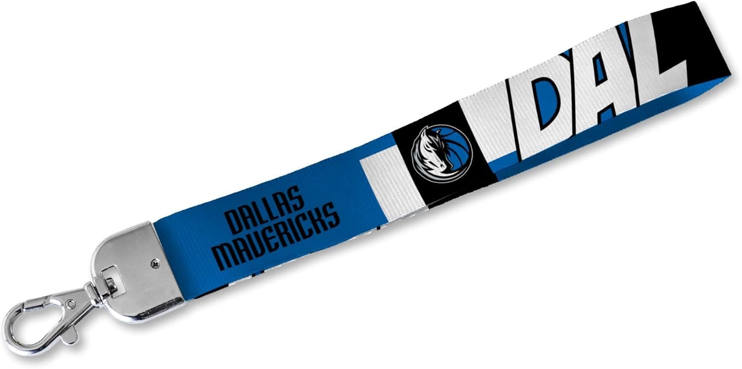 Stylish NBA Mavericks Wrist Lanyard Keychain
