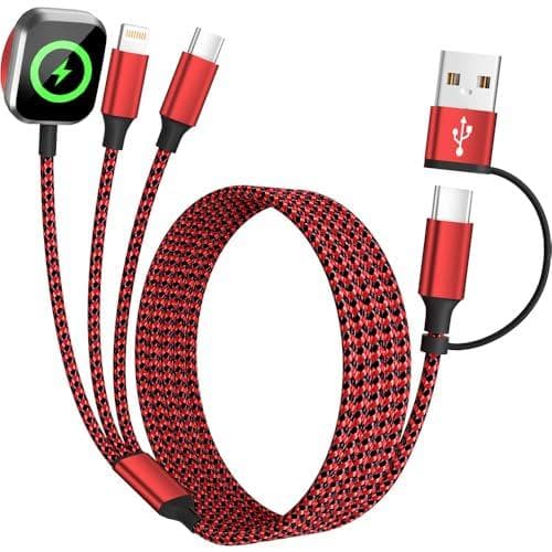 50% Off Firsting 3-in-1 Travel Charging Cable with Apple Watch Charger