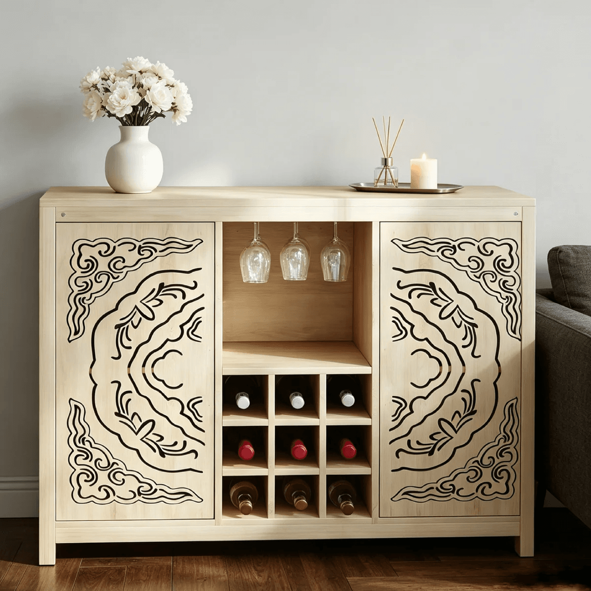 Wayfair's $88 Bar Cart: Stylish Storage Solution