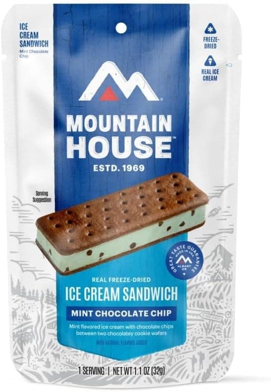 Savor the Outdoors with Mountain House Mint Chocolate Chip Ice Cream