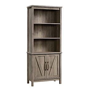 Better Homes & Gardens Modern Farmhouse Bookcase w/ Doors (Rustic Gray) $95.40 + Free S&H
