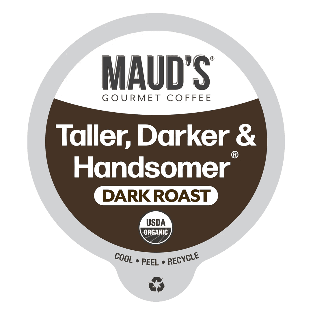 Enjoy a Flavorful Caffeine Boost with 50 Organic Dark Roast Coffee Pods