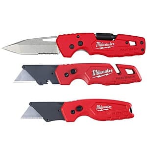 Milwaukee Folding Knife Set: 3 Knives for $35 + Free Shipping