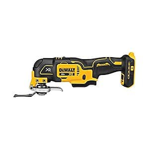 DEWALT 20V MAX XR Brushless Oscillating Multi-Tool (Tool Only) for $67.50 + Free Shipping with Prime