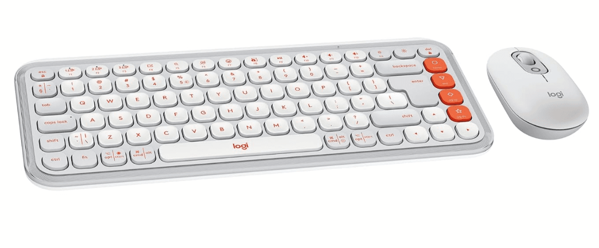 Logitech Pop Icon Bluetooth Keyboard & Mouse Combo: Stylish Wireless Productivity