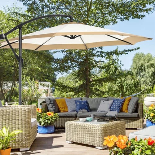 10' Hanging Patio Umbrella for $72 with Free Shipping