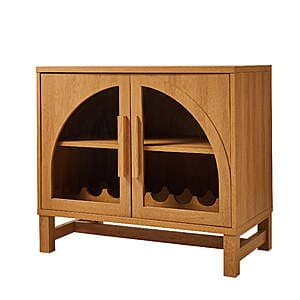 Better Homes & Gardens Juliet Bar Cabinet w/ Storage (Light Honey) $123 + Free S&H