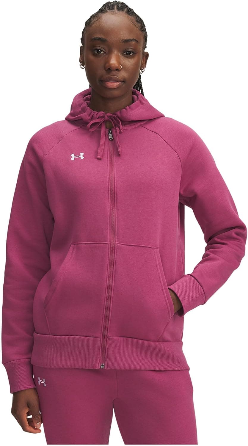 Cozy Fleece Hoodie: Under Armour Women's Rival Fleece Full Zip