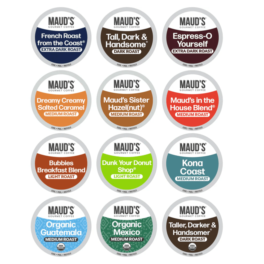 Maud's Coffee Pods Variety Pack, 136 Ct. for $45