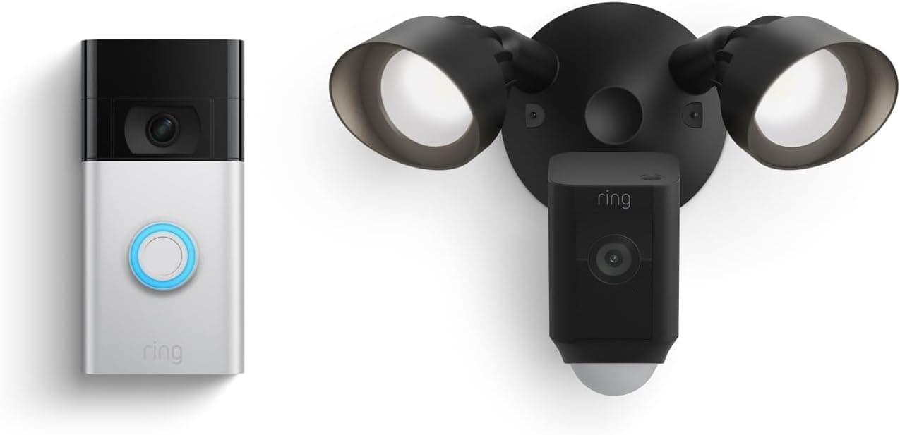 Upgrade Your Home Security with Ring Floodlight Cam and Video Doorbell