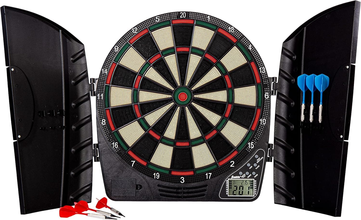 Franklin Sports Electronic Dart Board Set with Digital Scoreboard