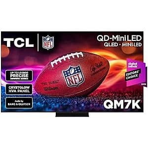 TCL 55" QM7K QD-Mini LED 4K 144Hz Smart TV: Immersive Visuals & Smart Features