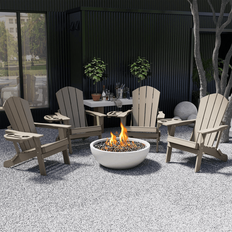 All-Weather Adirondack Chairs on Wayfair for $350