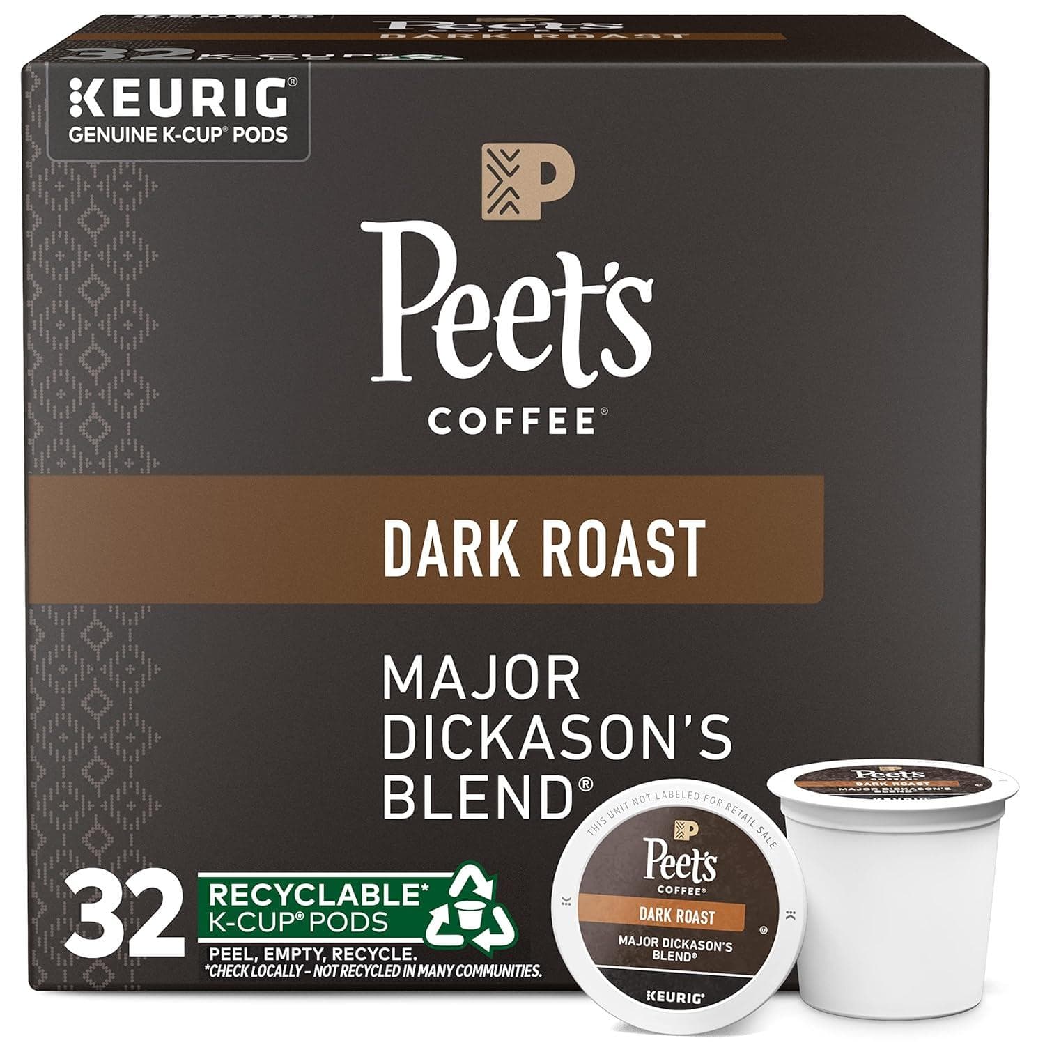 Save 56% on 32-Count Peet's Coffee K-Cups