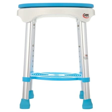 Carex EZ Bath and Shower Swivel Stool with Storage Tray