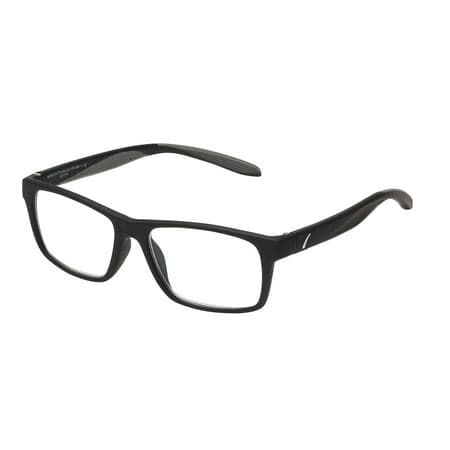 SAV Sportex Reading Glasses, Rectangular Sport Frame, AR4163, +1.75, Gray