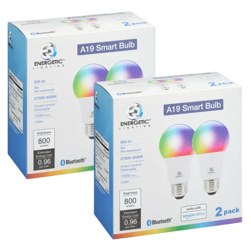 Illuminate Your Home - 4-Pack Alexa-Enabled Smart Color Bulbs for $15