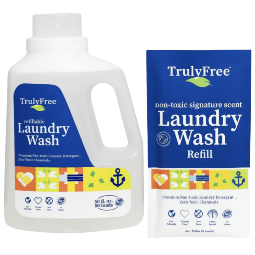 Truly Free's Non-Toxic Laundry Detergent - Just $5 per Bottle
