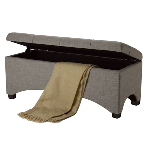 Save 52% on a Stylish Pintucked Storage Bench from Better Homes & Gardens