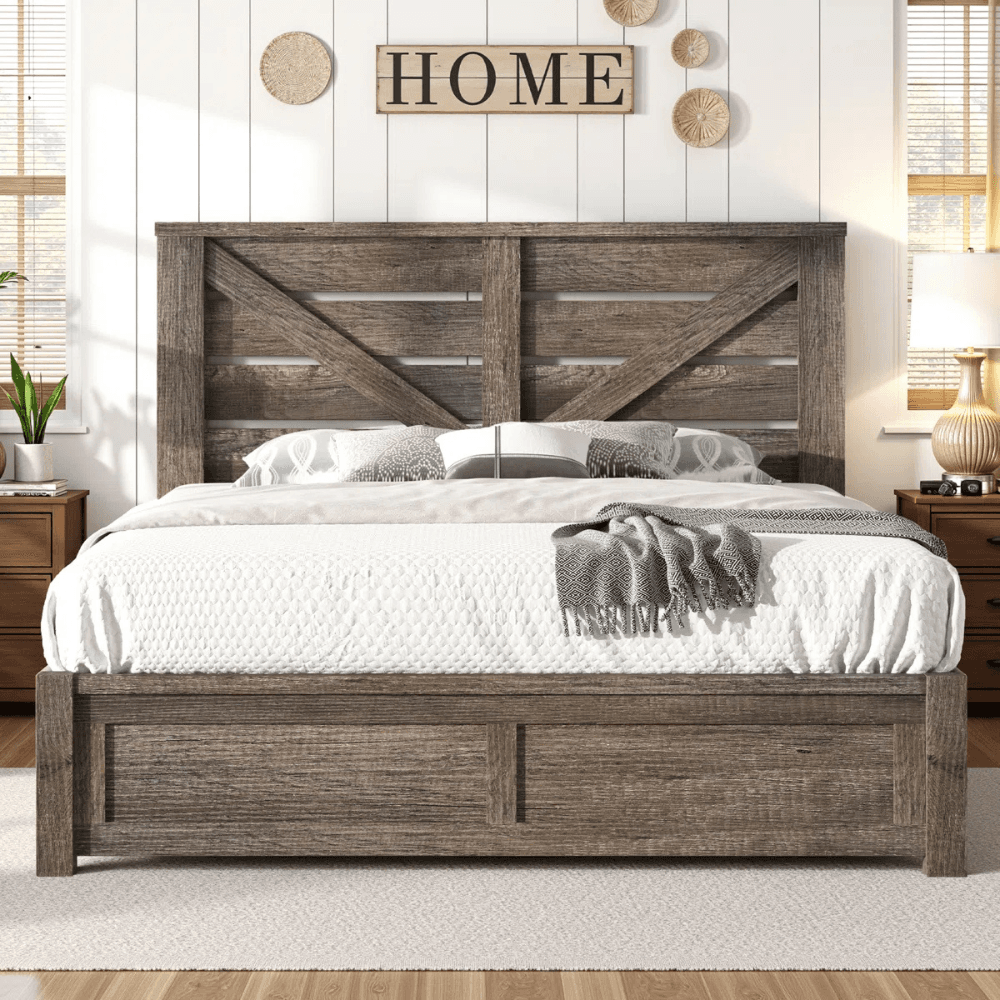 Farmhouse Queen Bed Frame Now $168 at Wayfair