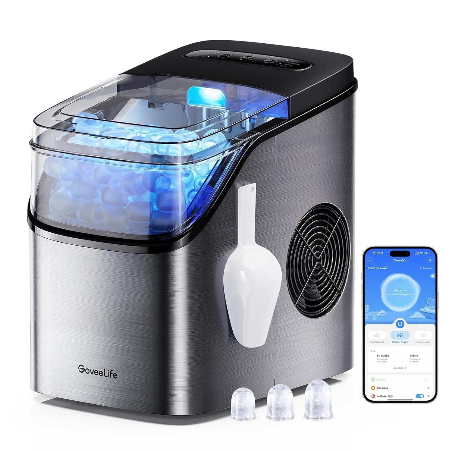 Govee Smart Countertop Ice Maker with Voice Control