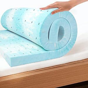 MLILY EGO Memory Foam Mattress Topper: Queen $32.40, Twin $19.10