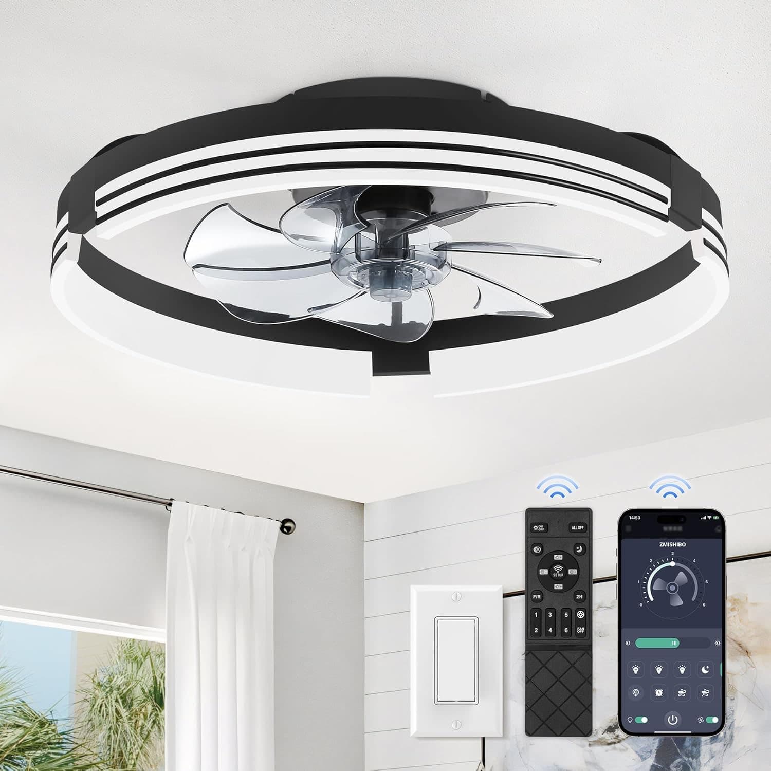 Low-Profile LED Ceiling Fan Just $47 on Amazon