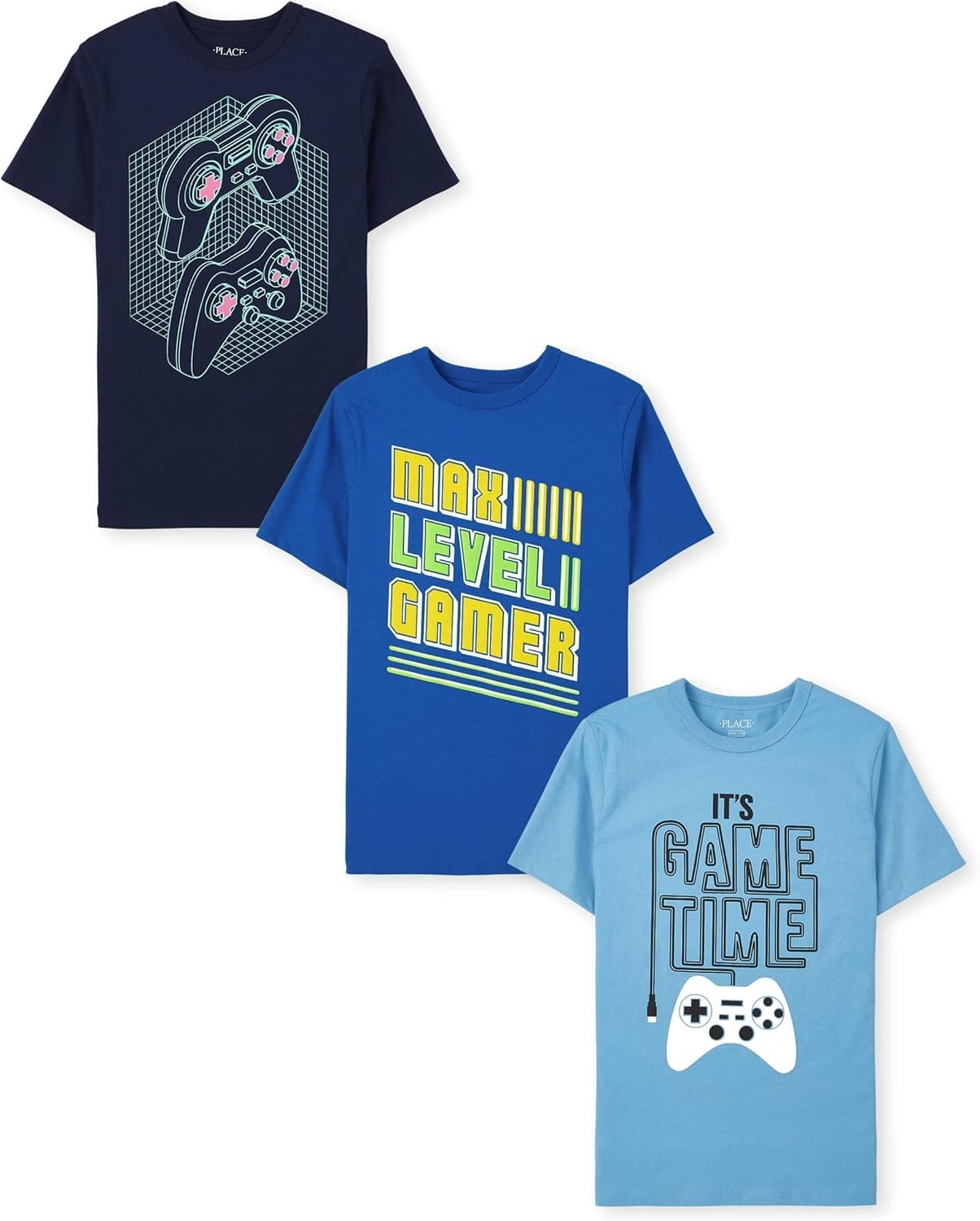 The Children's Place Boys Short Sleeve Graphic T-Shirt 3-Pack
