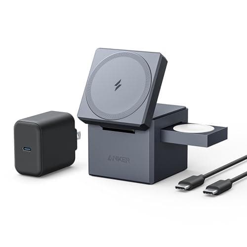 Anker 3-in-1 Magsafe Charger Stand with 30W USB-C Adapter