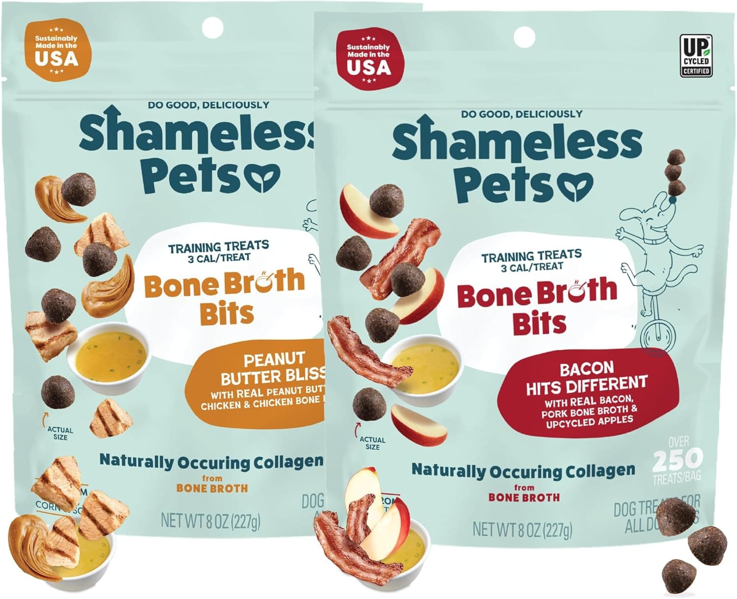 Savory Puppy Treats: Bacon, Apple, Chicken & Peanut Butter