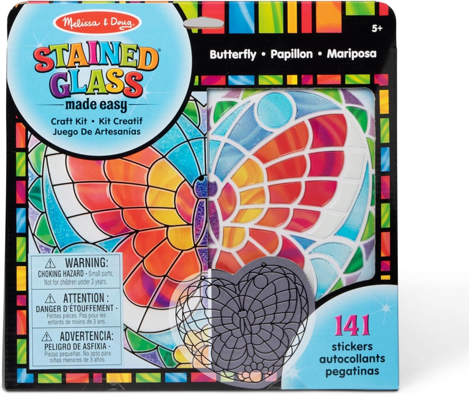 Create Stunning Butterfly Stained Glass with Melissa & Doug Kit