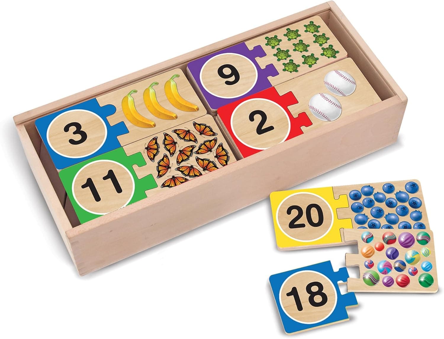 40% Off Melissa & Doug Wooden Number Puzzles with Storage