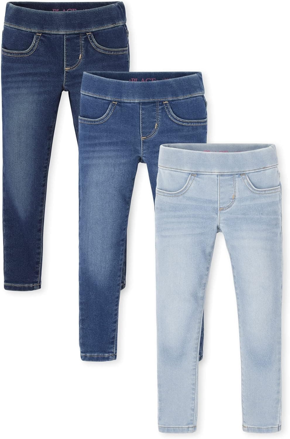 Save 61% on The Children's Place Girls Stretch Denim Leggings
