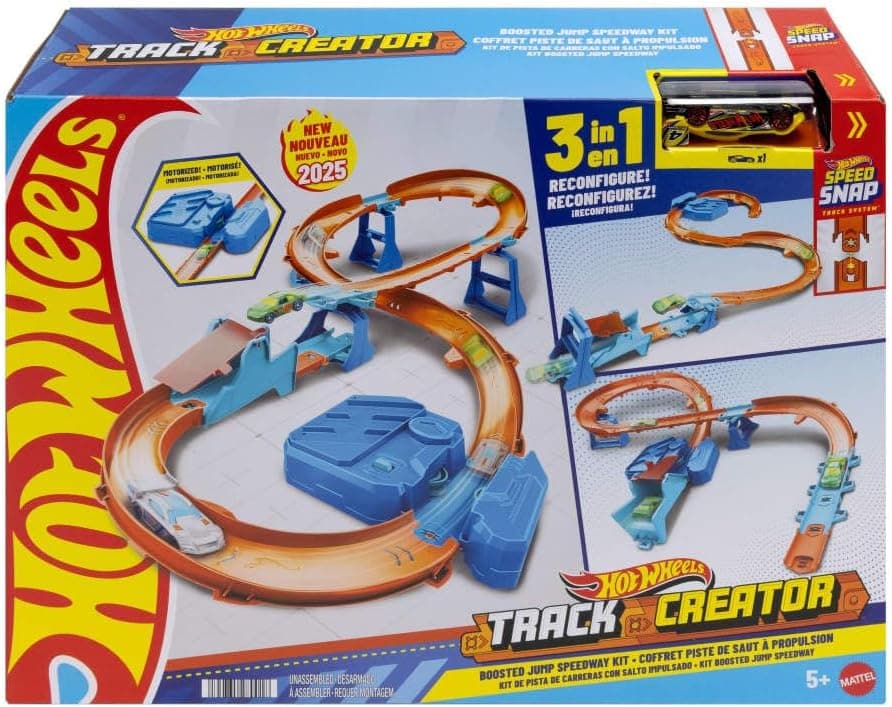 Speed Up Your Hot Wheels Adventures with Deluxe Motorized Booster Track