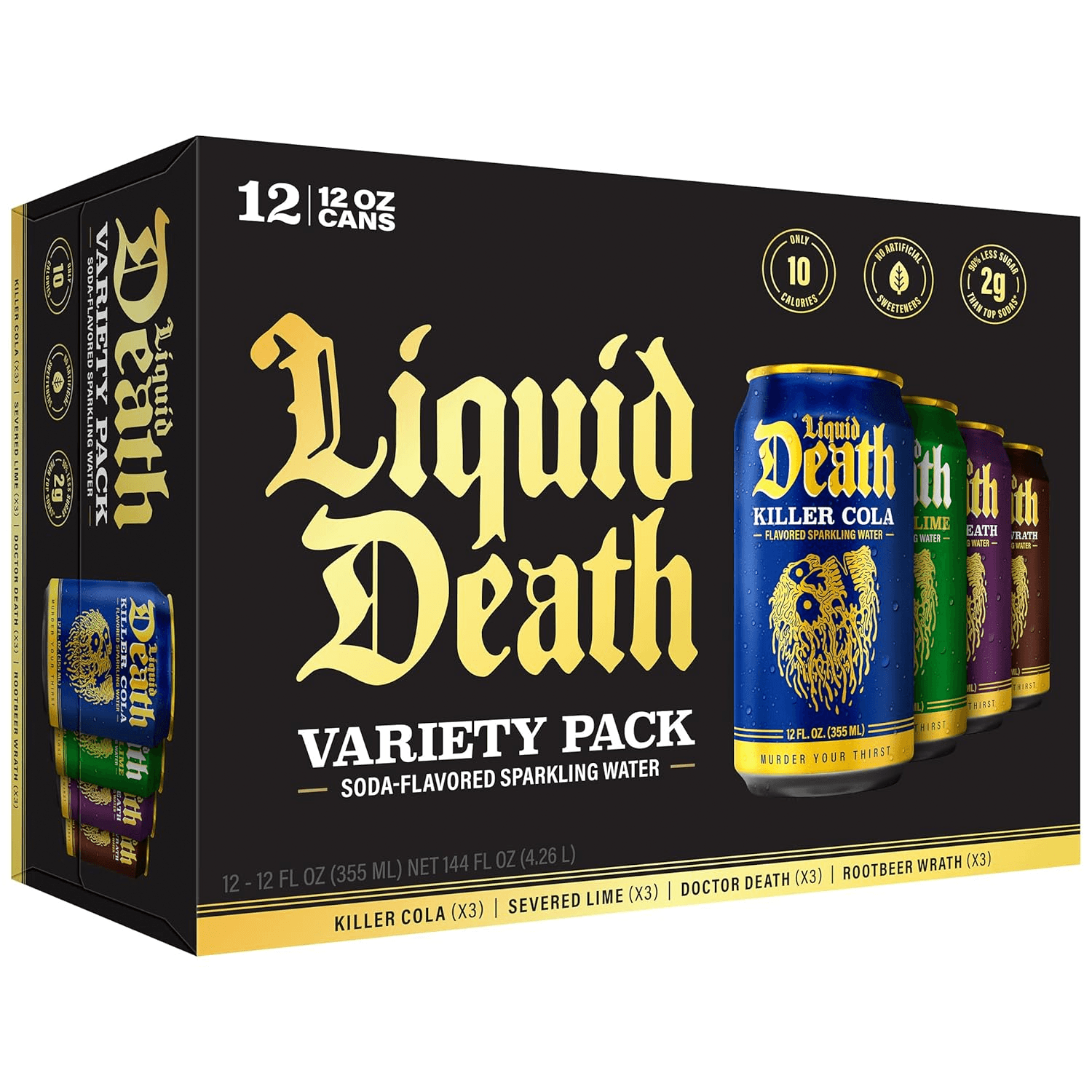 12-Can Liquid Death Variety Pack for $12