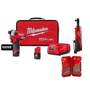 Power Up Your DIY Projects with the Milwaukee M12 12V Impact Driver & Ratchet Kit