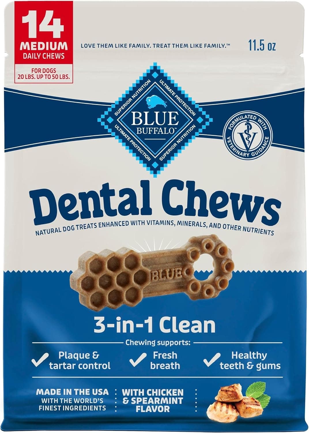 Blue Buffalo Dental Chews: Natural Dog Treats for Healthy Teeth