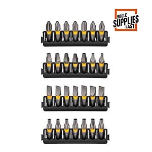 28-Piece DeWALT MAXFIT Carbon Steel Driving Bit Set for $6.45 with Free Shipping