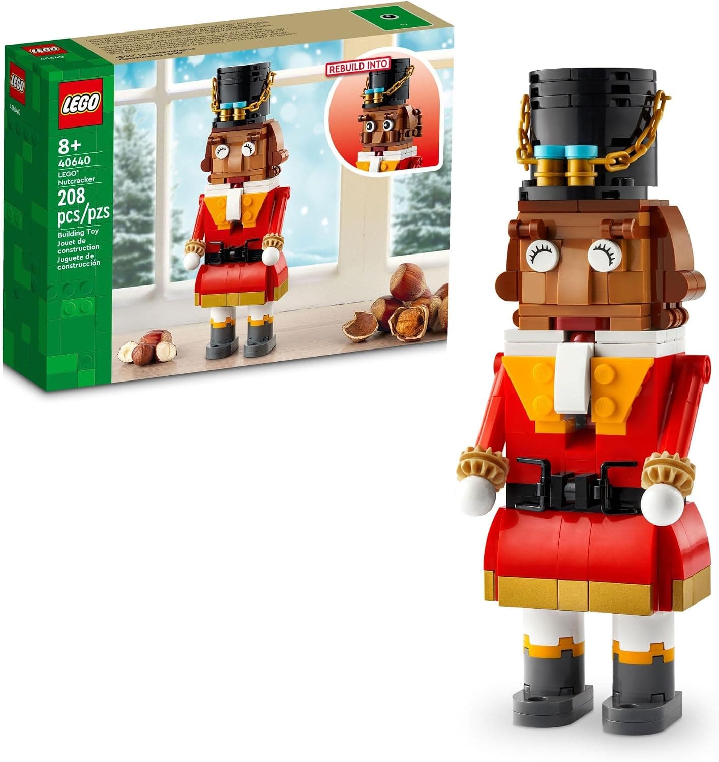 Decorate with LEGO Nutcracker - Moveable Arms & Mouth