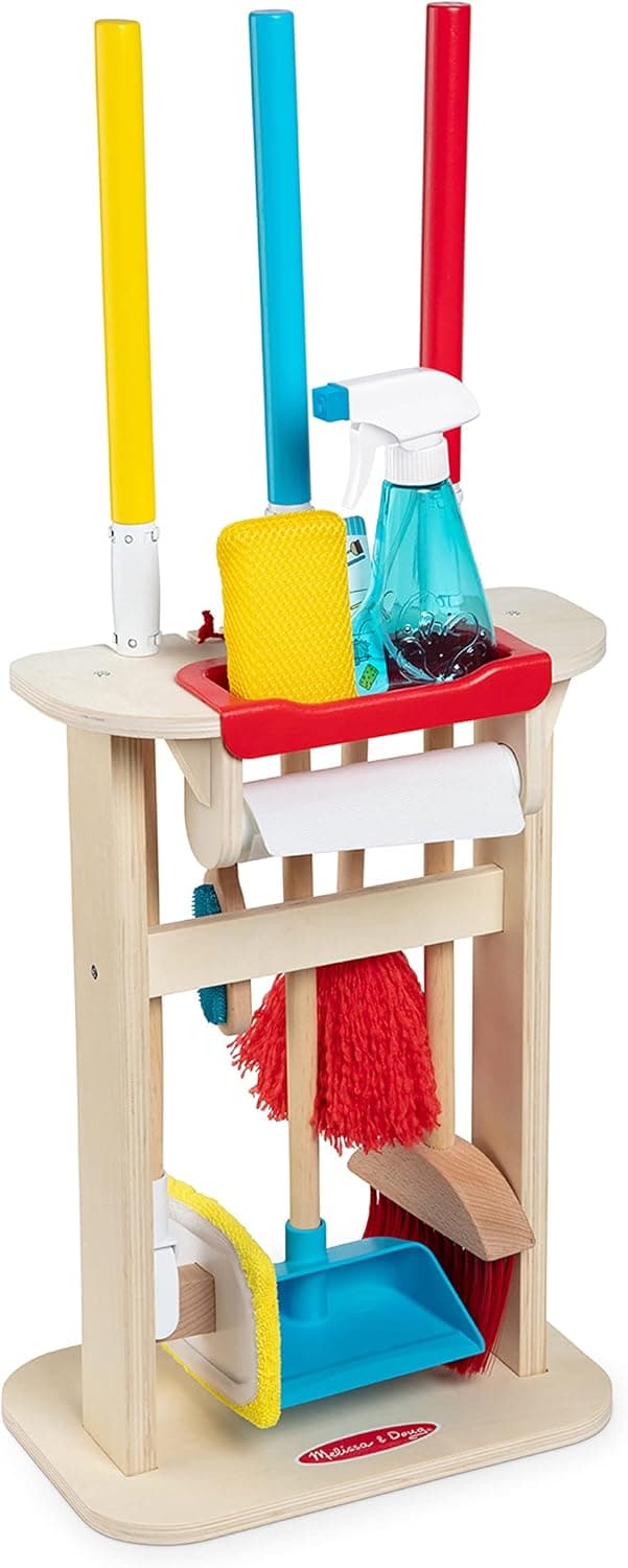 Shine Bright with Melissa & Doug Cleaning Set (11 Pieces)
