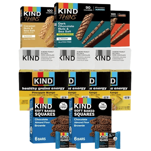 Snack Box: 98 KIND Bars & Brownies for $30