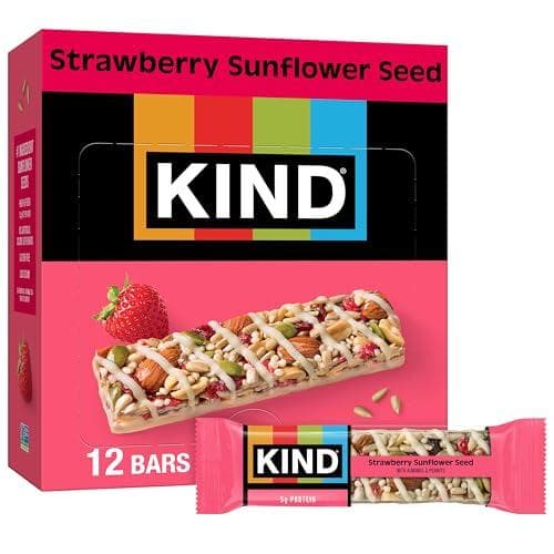 Strawberry Sunflower Seed Snack Bars by KIND