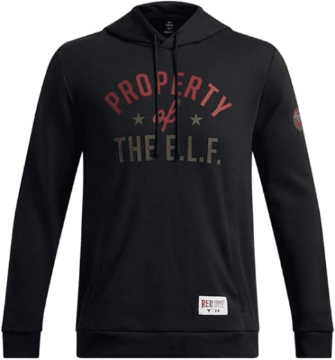 Elevate Your Athleisure Style: Under Armour Project Rock Red One E.l.f. Hoodie (83% off)