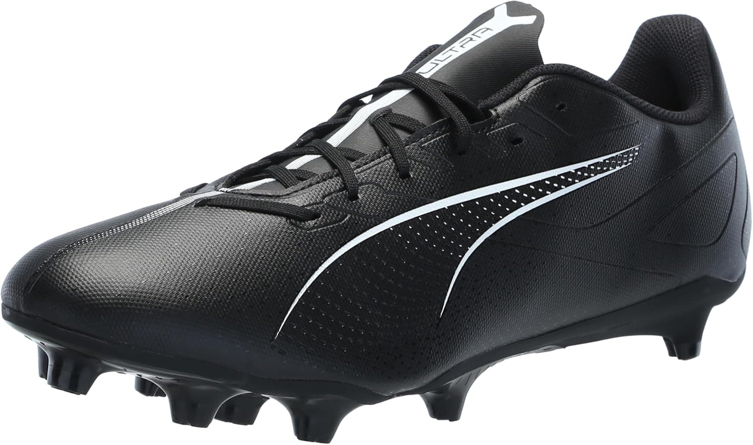 Puma Men's Ultra 5 Play Firm, Artificial Ground Soccer Cleats, Puma Black-Puma White, 11