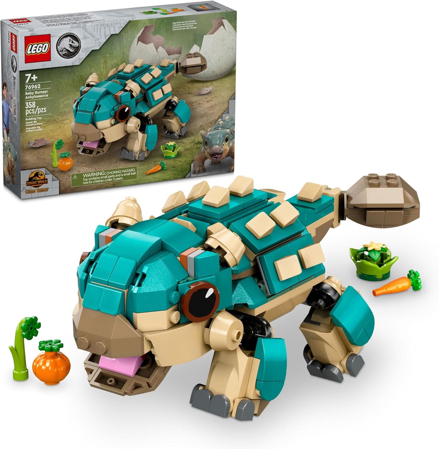 Bring Jurassic Park to Life with LEGO Ankylosaurus Dinosaur Toy