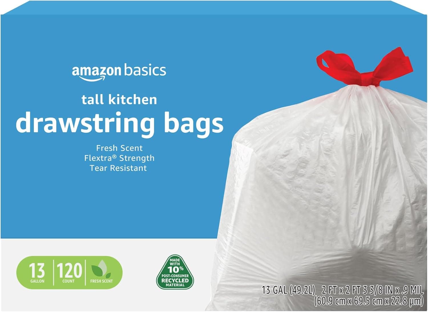 Upgrade Your Kitchen with Amazon Basics Durable Trash Bags
